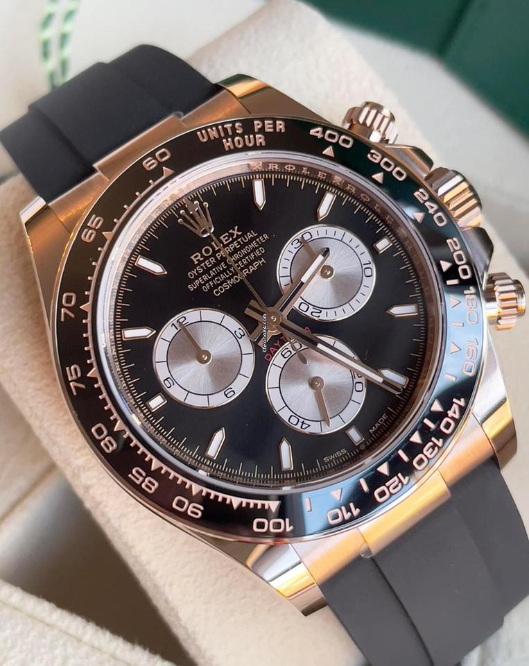 Rolex Daytona NEW 2024 Daytona BLACK DIAL SUNDUST 126515LN-0002