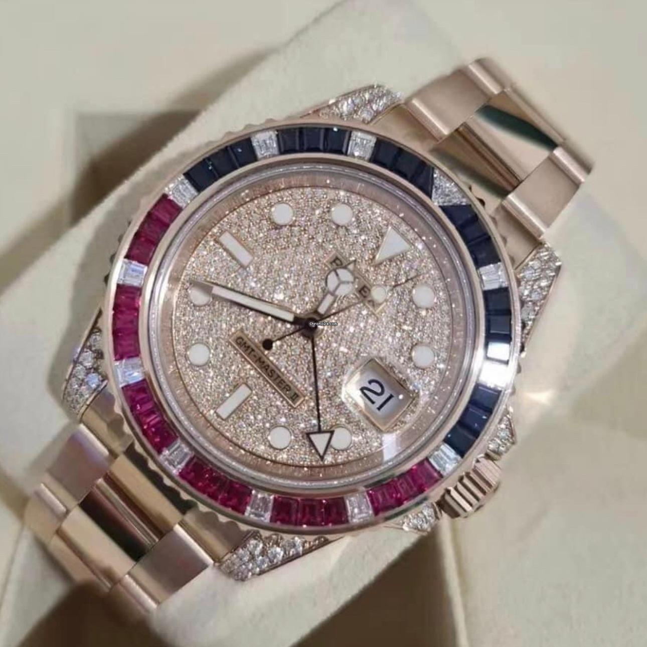 Rolex GMT-Master II NEW 2020 GMT-Master II 126755SARU PAVE DIAL