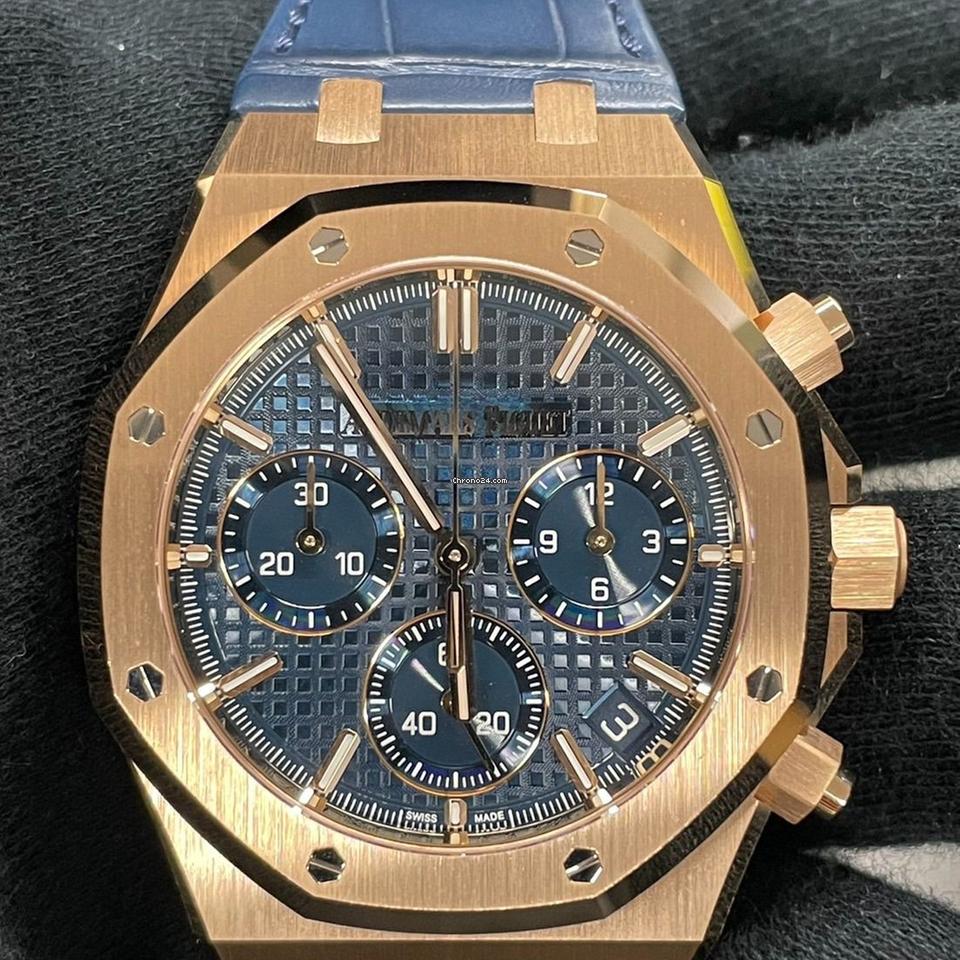 Audemars Piguet Royal Oak Chronograph NEW 2023 Royal Oak Chronograph BLUE DIAL 26240OR