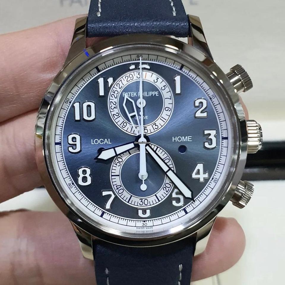 Patek Philippe NEW 2024 5924G 18KT WHITE GOLD BLUE DIAL