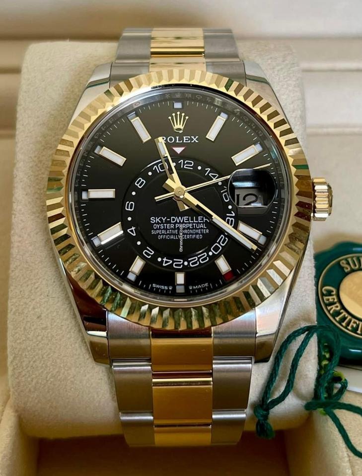 Rolex Sky-Dweller NEW 2024 Sky-Dweller BRIGHT BLACK DIAL 336933