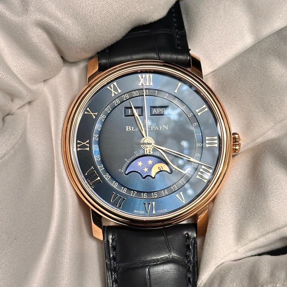 Blancpain Villeret Quantième Complet NEW 2024 Complete Calendar 40mm Villeret Moonphase 6654-3640-55B