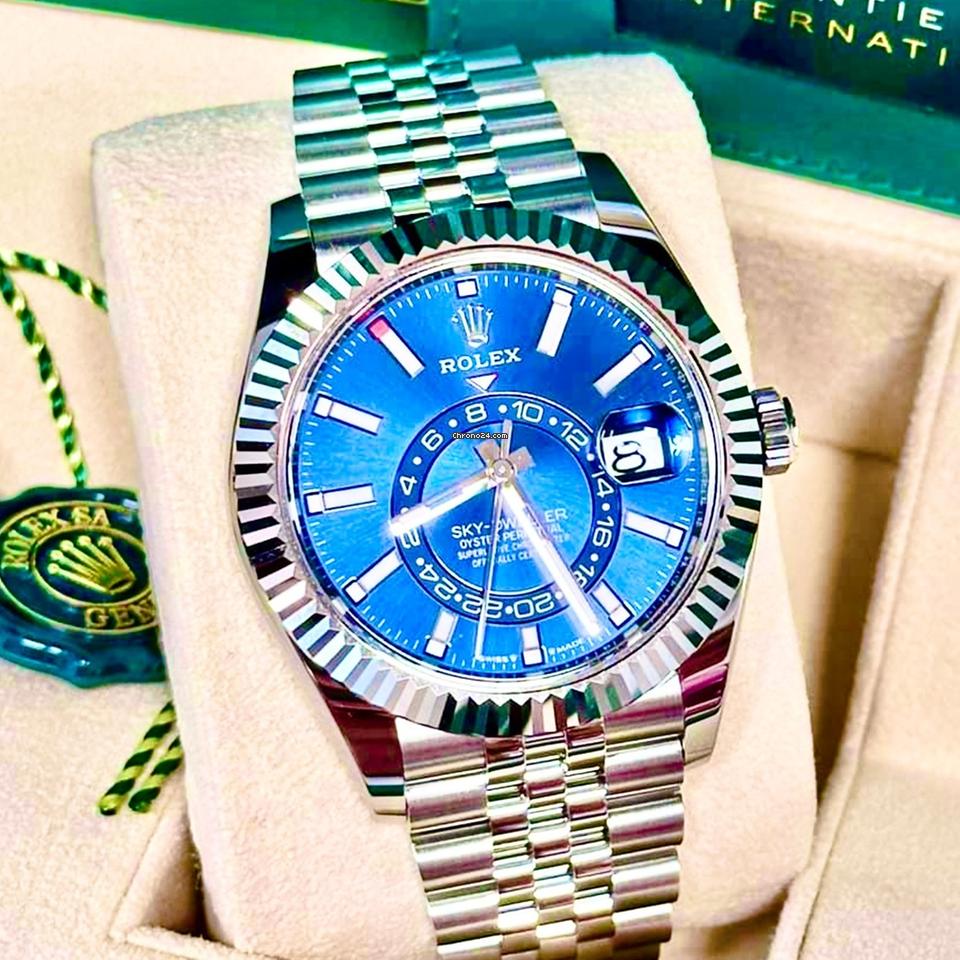 Rolex Sky-Dweller NEW 2024 Sky-Dweller Bright Blue Dial Jubilee 336934