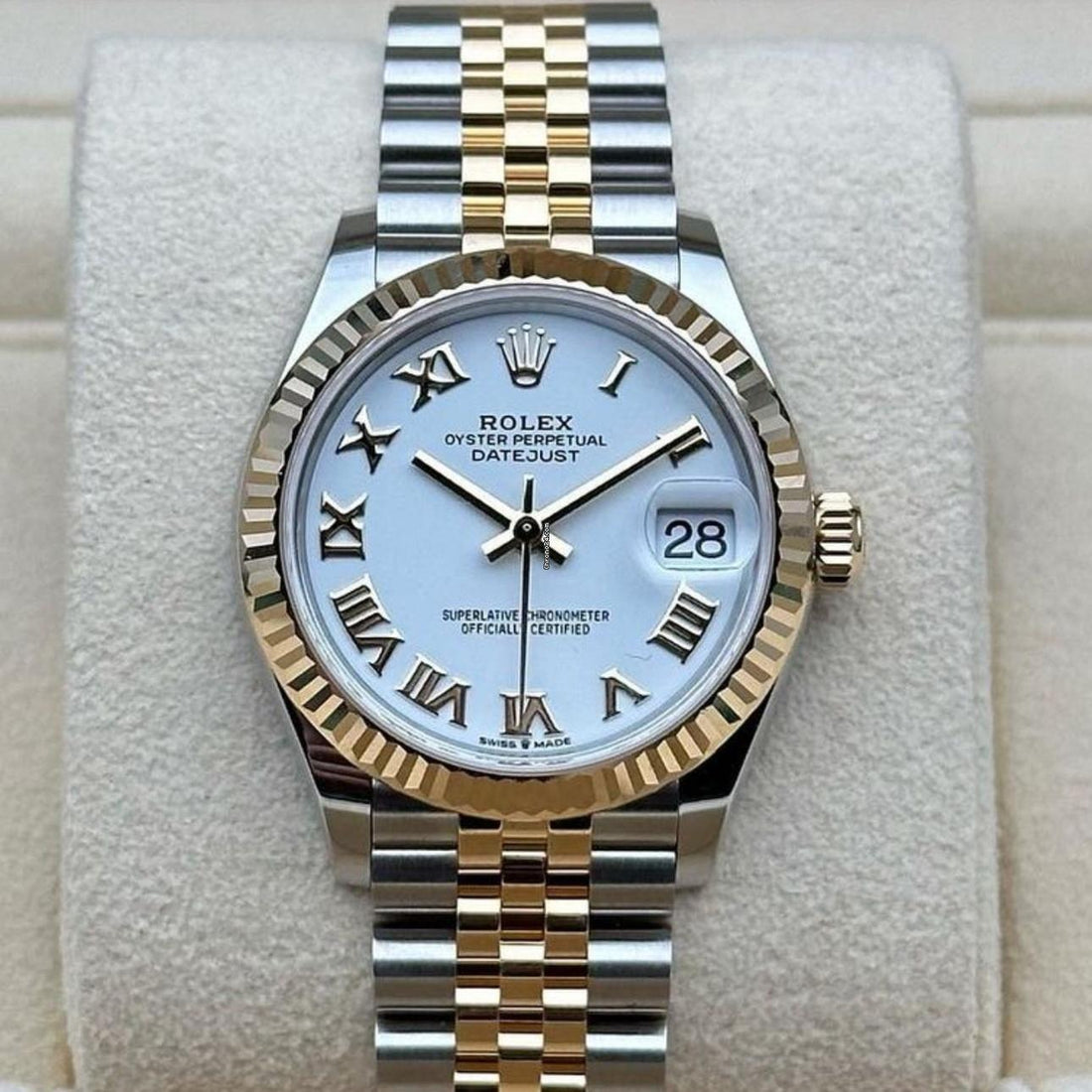 Rolex Datejust 31 NEW 2024 Datejust 31 WHITE ROMAN 278273