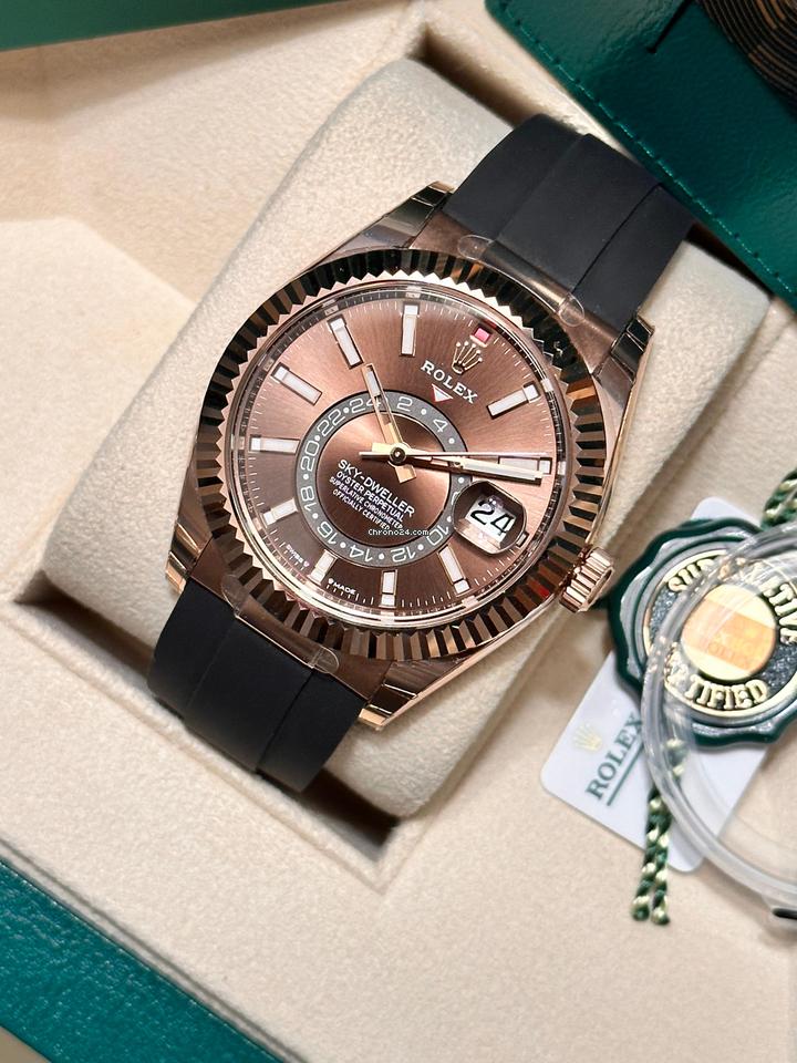 Rolex Sky-Dweller NEW 2023 RELEASE Sky-Dweller 18KT ROSE GOLD 336235