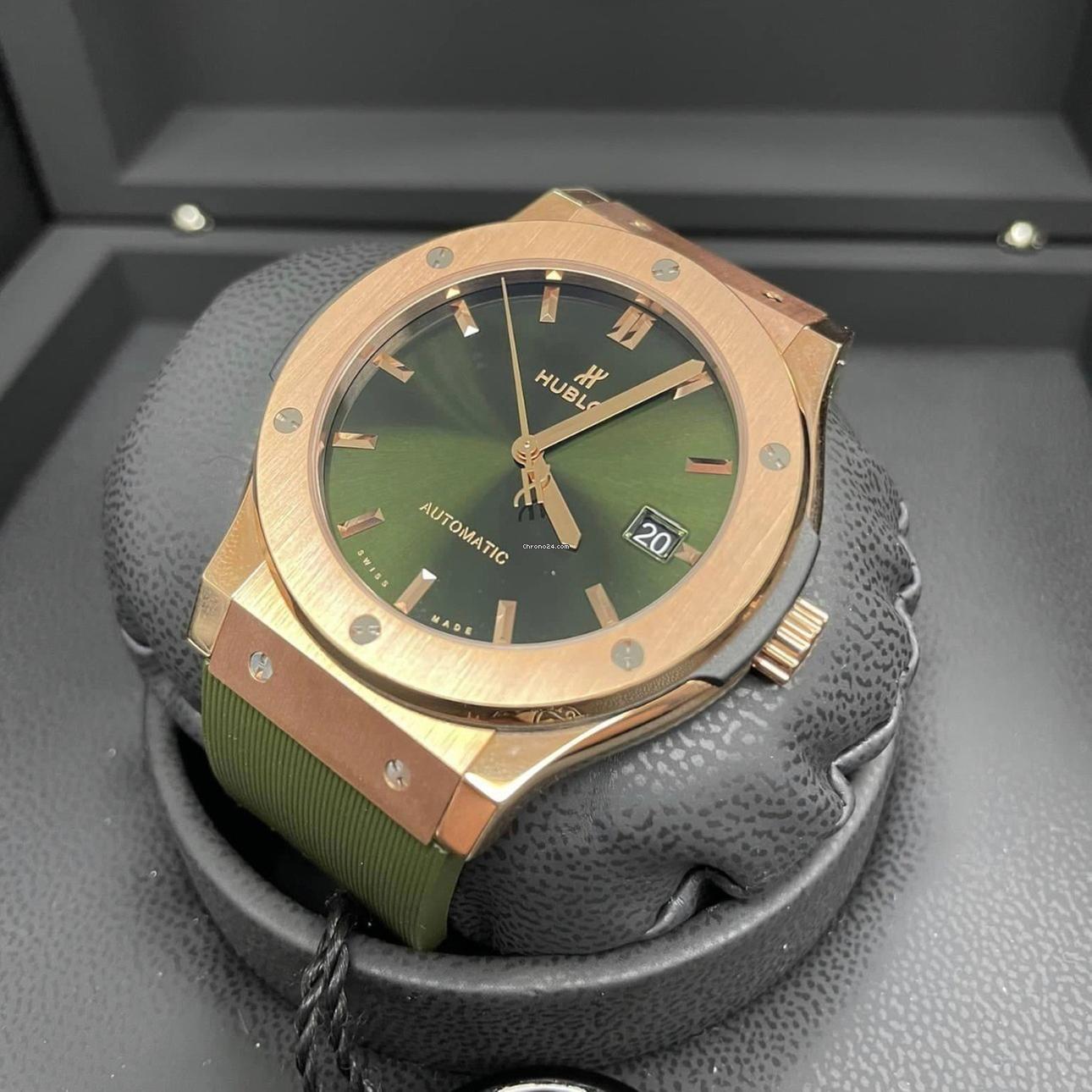 Hublot Classic Fusion NEW Classic Fusion GREEN 18KT King Gold