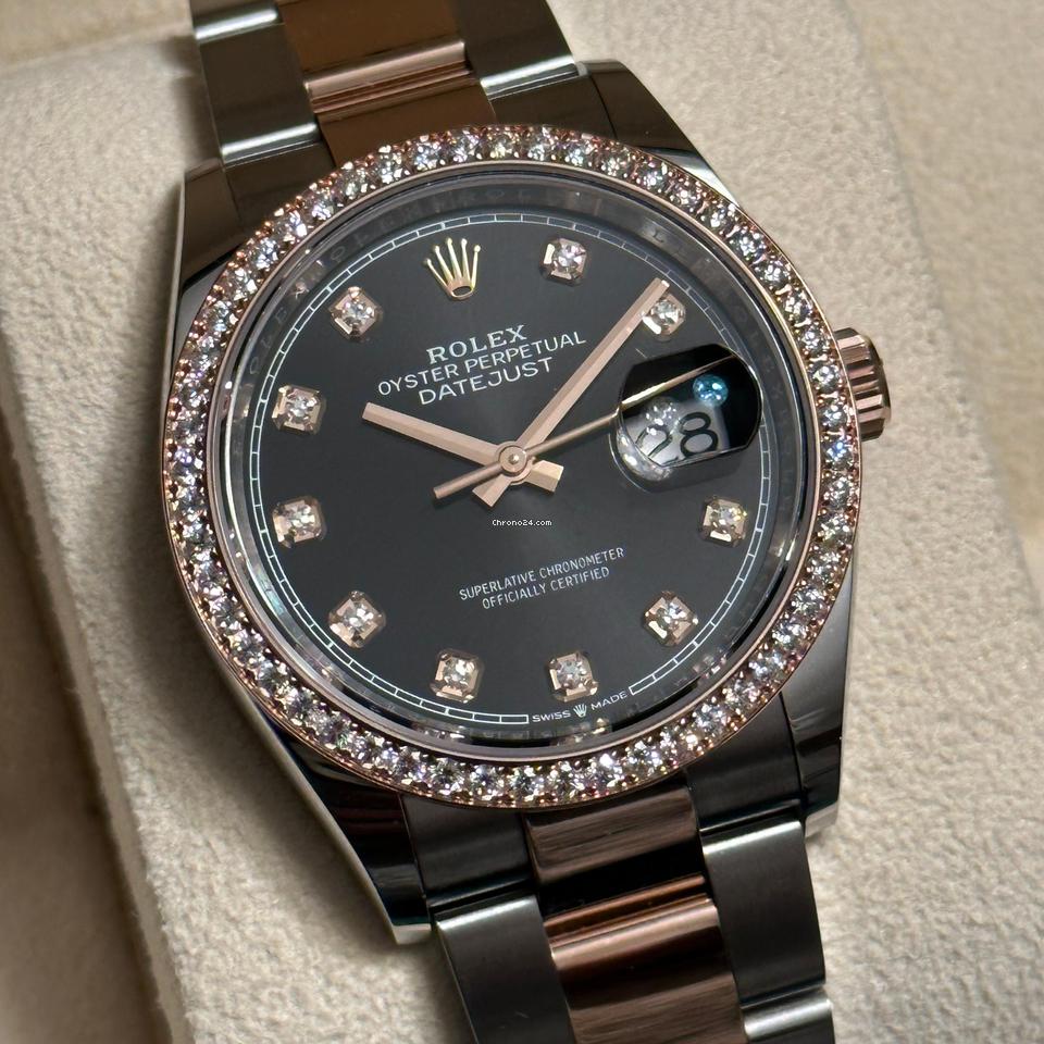 Rolex Datejust 36 NEW 2023 Datejust 36 FACTORY DIAMOND BEZEL 126281RBR