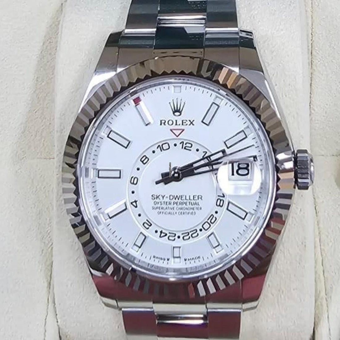 Rolex Sky-Dweller NEW 2024 Sky-Dweller WHITE DIAL 336934
