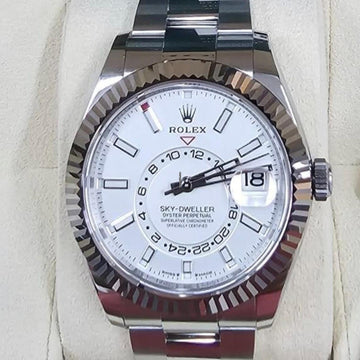Rolex Sky-Dweller NEW 2024 Sky-Dweller WHITE DIAL 336934