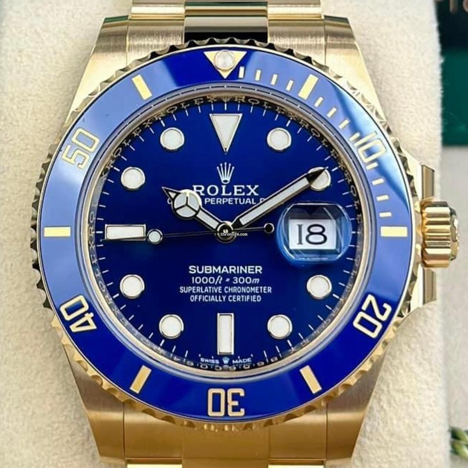 Rolex Submariner Date NEW 2024 Submariner Date 41 18KT GOLD 126618