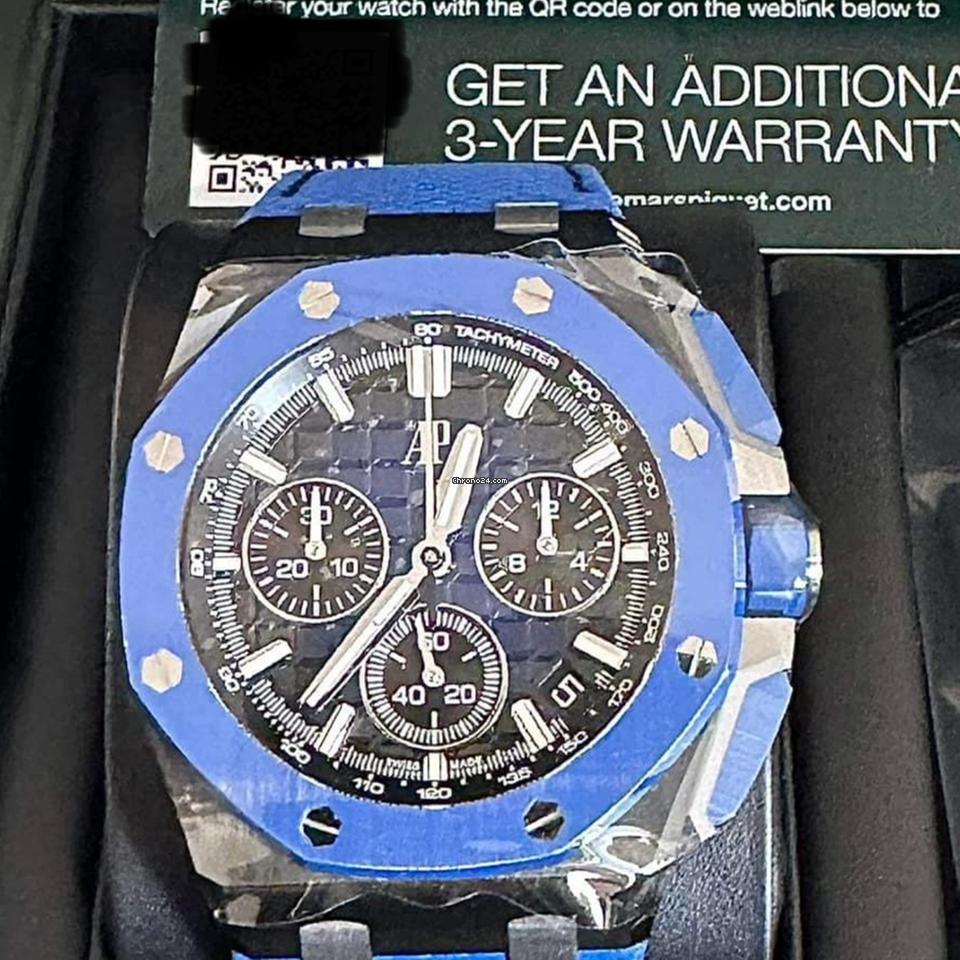 Audemars Piguet Royal Oak Offshore Chronograph NEW 2024 Royal Oak Offshore Selfwinding Chronograph BLUE 26420CE.OO.A043VE.01