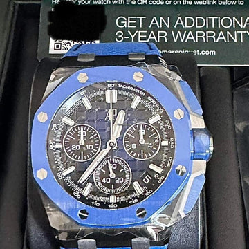 Audemars Piguet Royal Oak Offshore Chronograph NEW 2024 Royal Oak Offshore Selfwinding Chronograph BLUE 26420CE.OO.A043VE.01