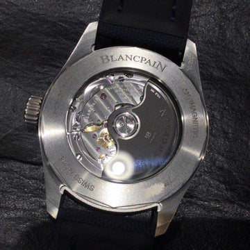 Blancpain Fifty Fathoms Bathyscaphe NEW 2023 Fifty Fathoms Bathyscaphe 38mm Blue Dial