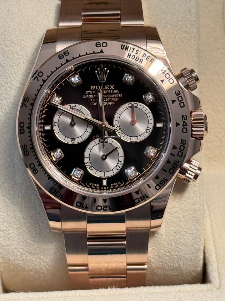 Rolex Daytona NEW 2024 Daytona BLACK DIAMOND DIAL 126505