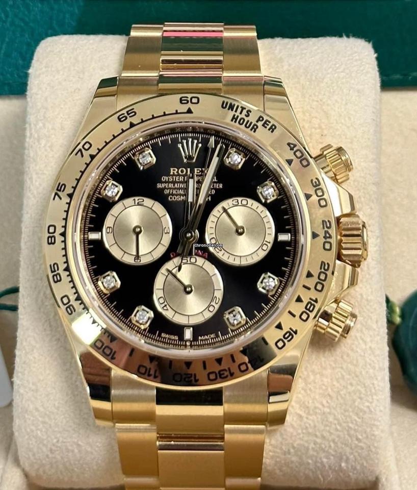 Rolex Daytona NEW 2024 Cosmograph Daytona BLACK DIAMDOND DIAL 126508