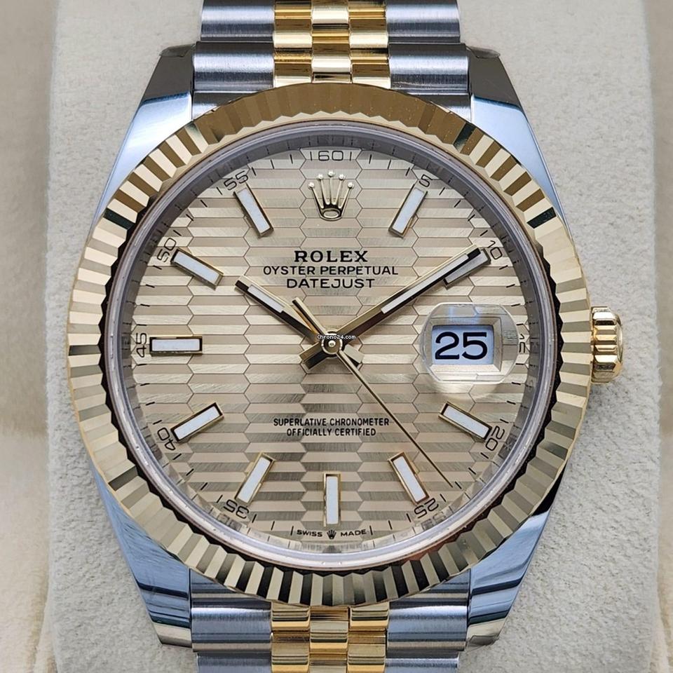 Rolex Datejust 41 NEW 2023 Datejust 41 CHAMPAGNE MOTIF 126333