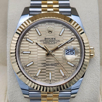 Rolex Datejust 41 NEW 2023 Datejust 41 CHAMPAGNE MOTIF 126333