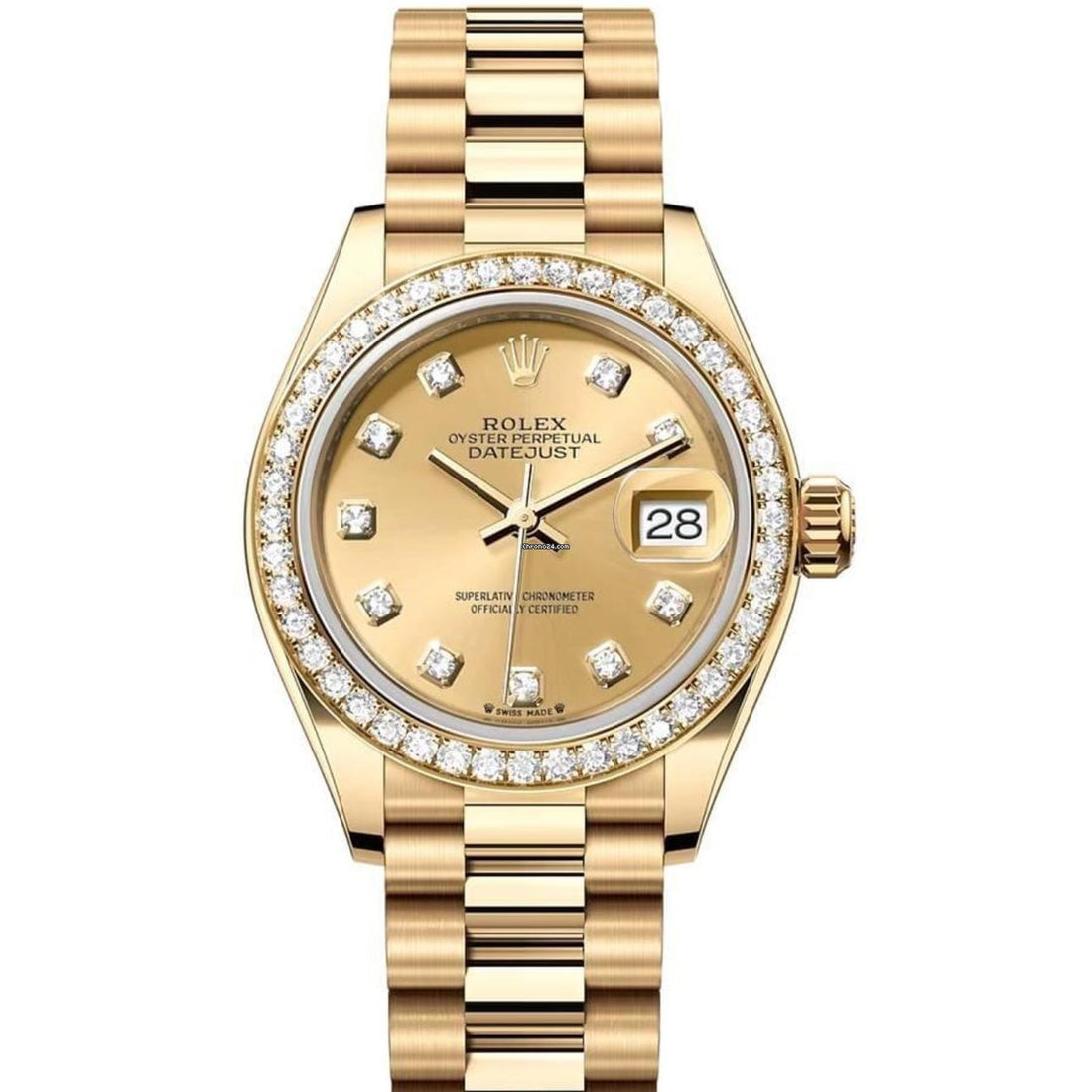 Rolex Lady-Datejust NEW 2023 Lady-Datejust CHAMPAGNE DIAMOND 279138RBR