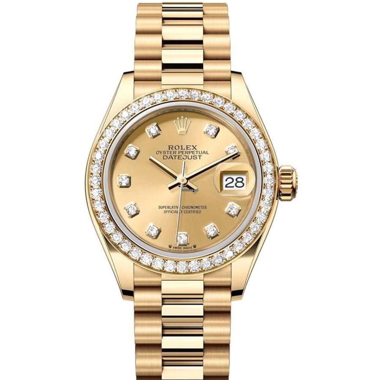 Rolex Lady-Datejust NEW 2023 Lady-Datejust CHAMPAGNE DIAMOND 279138RBR