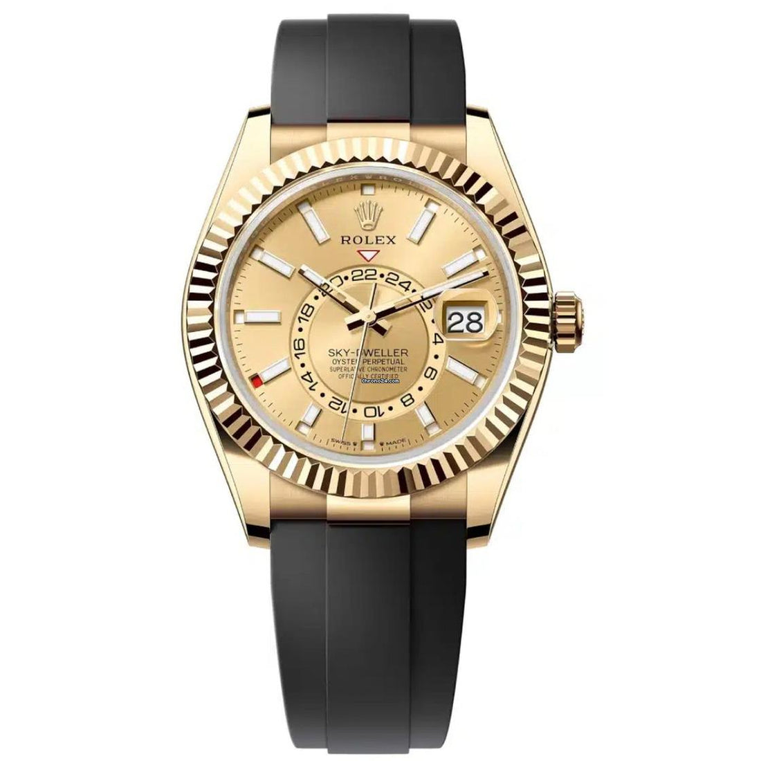 Rolex Sky-Dweller NEW 2023+ Sky-dweller 18KT GOLD CHAMPANGE DIAL 336238
