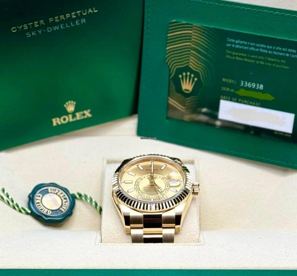 Rolex Sky-Dweller NEW 2023 Sky-Dweller CHAMPAGNE 336938