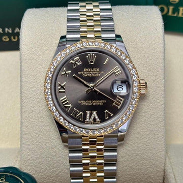 Rolex Datejust 31 NEW 2023 Datejust 31 Grey Diamond Vi 278383RBR