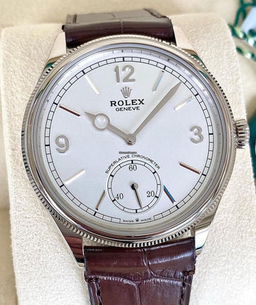 Rolex 1908 NEW 2024 1908 WHITE DIAL 18KT White Gold 52509