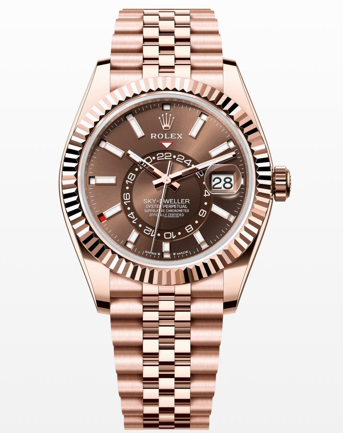 Rolex Sky-Dweller NEW RELEASE 2024 Sky-Dweller JUBILEE CHOCOLATE DIAL 336935