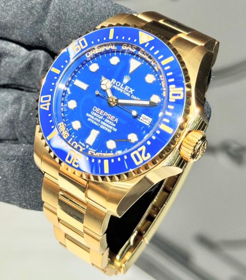 Rolex Sea-Dweller Deepsea NEW RELEASE 2024 DEEPSEA 18KT GOLD BLUE DIAL 136668LB