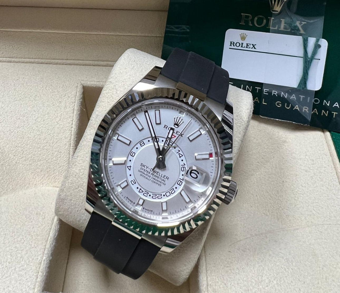 Rolex Sky-Dweller NEW 2024 Sky-Dweller 18KT WHITE GOLD WHITE DIAL