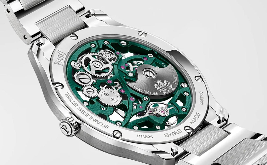 Piaget Polo NEW 2024 Piaget Polo Skeleton Watch 42mm GREEN Skeleton Dial G0A47008