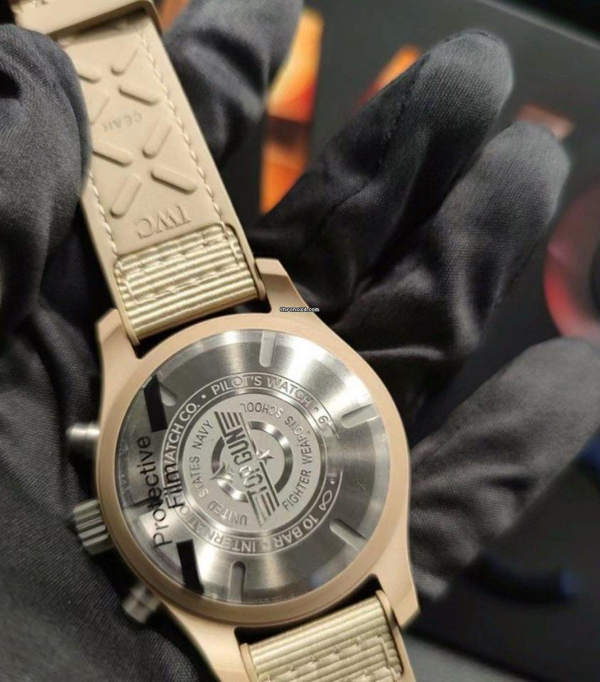 IWC Pilot Chronograph Top Gun NEW 2024 Top Gun 41 Mojave Desert Watch Chronograph IW389402