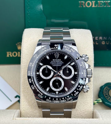 UNWORN 2024 Rolex Cosmograph Daytona 40 126500LN - Black Dial