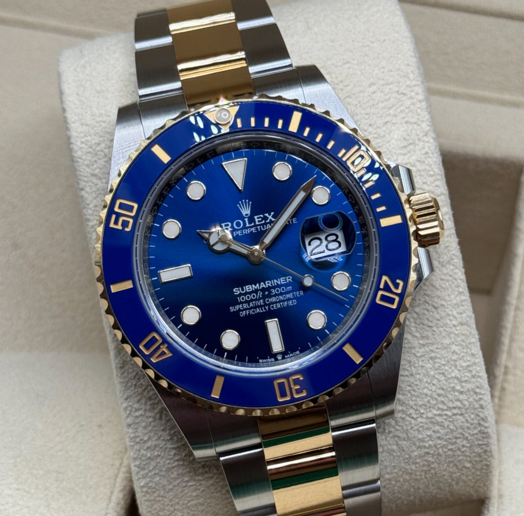 UNWORN 2025 Rolex 126613LB "Bluesy" Submariner 18KT Gold an Stainless Steel