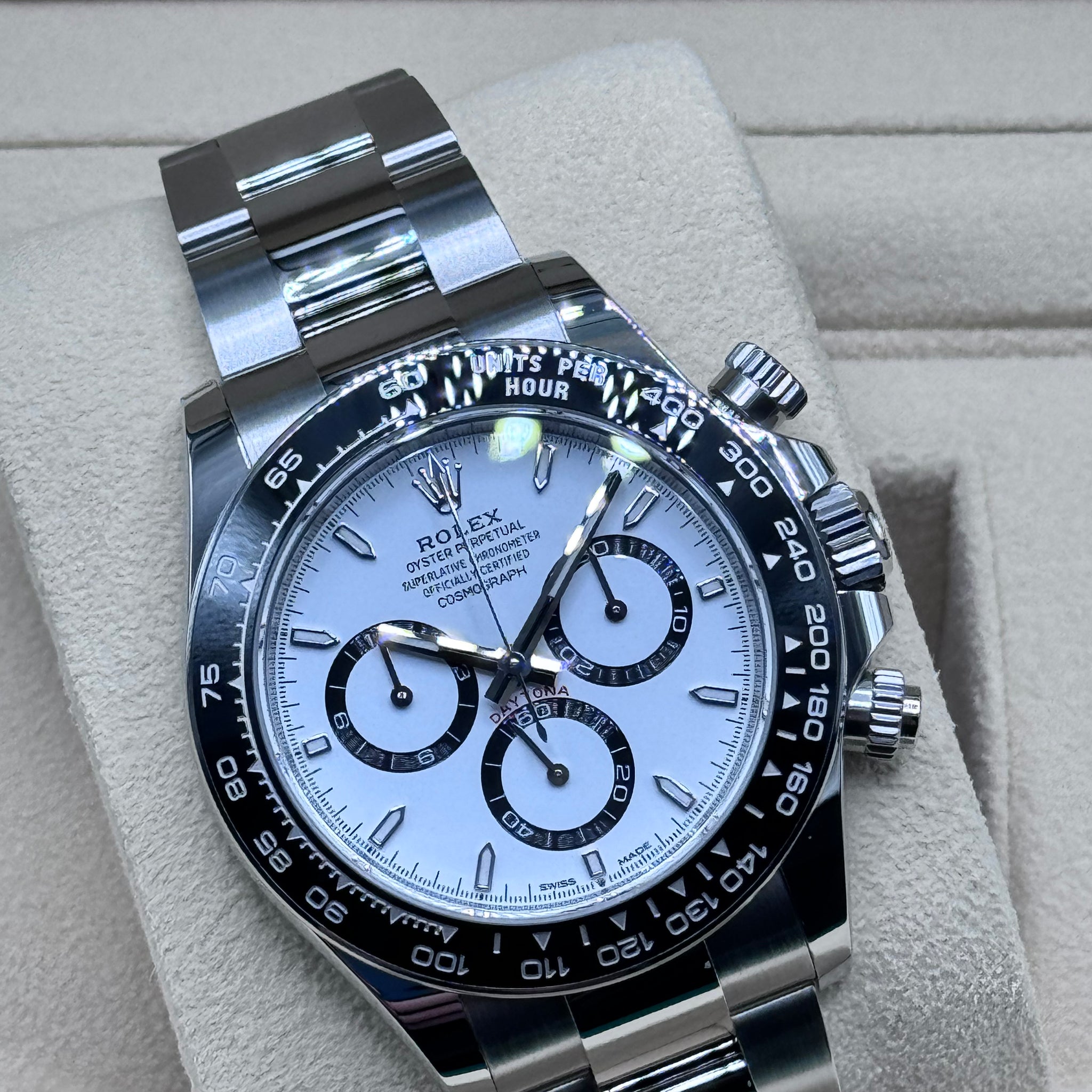 UNWORN 2024 Rolex Cosmograph Daytona 40 126500LN - White Dial