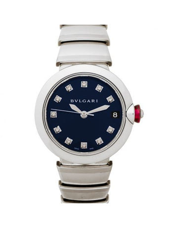Lvcea Automatic Blue Dial Diamond Ladies Watch