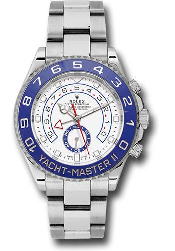 Rolex Steel Yacht-Master II 44 Watch - Matt White Dial - 116680