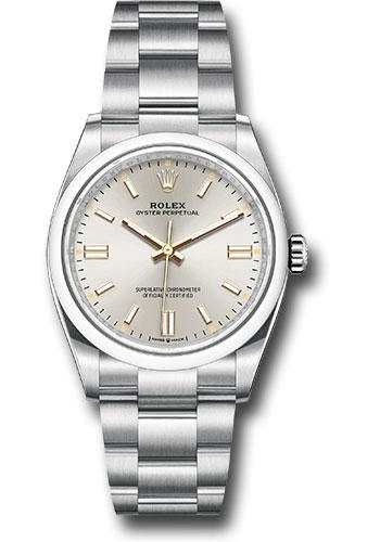 Rolex Oyster Perpetual 36 Watch - Domed Bezel - Silver Index Dial - Oyster Bracelet - 2020 Release - 126000 sio