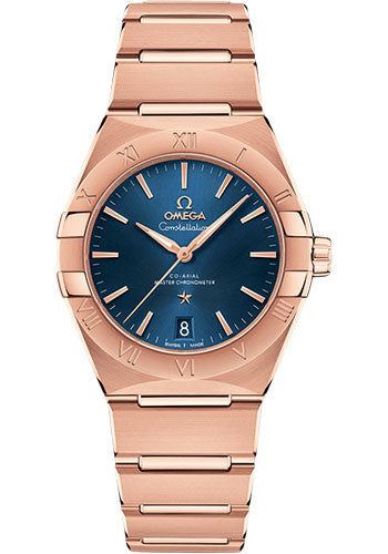Omega Constellation OMEGA Co-Axial Master Chronometer - 36 mm Sedna Gold Case - Blue Dial - 131.50.36.20.03.001