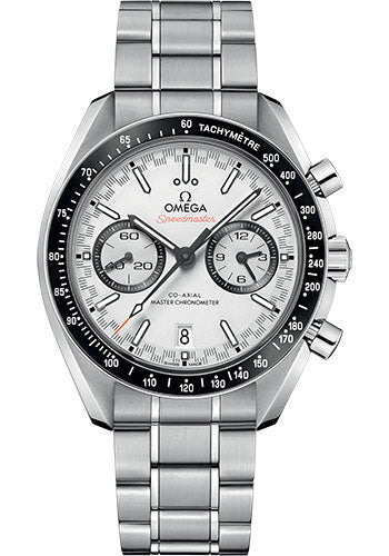 Omega Speedmaster Racing Co-Axial Master Chronograph Watch - 44.25 mm Steel Case - Black Ceramic Bezel - White Dial - 329.30.44.51.04.001