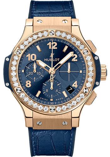 Hublot Big Bang Gold Blue Diamonds Watch-341.PX.7180.LR.1204