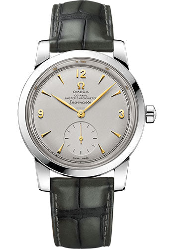 Omega Seamaster 1948 Co-Axial Master Chronometer Small Seconds Limited Edition of 70 Watch - 38 mm Platinum Case - Domed Platinum Dial - Hunter Green Leather Strap - 511.93.38.20.99.001