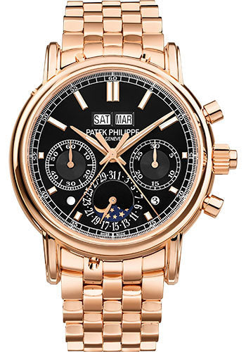 Patek Philippe Grand Complications Split Seconds Chronograph Pertetual Calendar Watch - 5204/1R-001