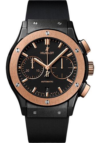 Hublot Classic Fusion Chronograph Ceramic King Gold Watch - 45 mm - Black Lacquered Dial-521.CO.1181.RX