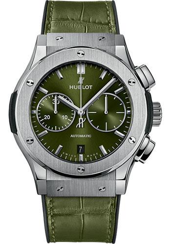 Hublot Classic Fusion Chronograph Titanium Green Watch-521.NX.8970.LR