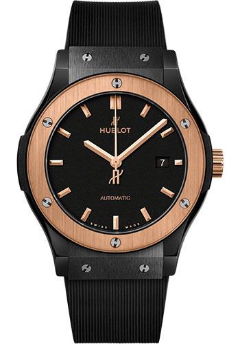 Hublot Classic Fusion Ceramic King Gold Watch - 42 mm - Black Lacquered Dial-542.CO.1181.RX