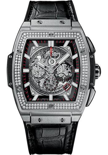 Hublot Spirit Of Big Bang Titanium Diamonds Watch - 45 mm - Sapphire Dial-601.NX.0173.LR.1104