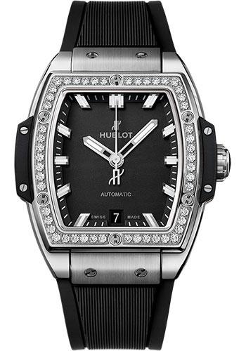 Hublot Spirit Of Big Bang Titanium Diamonds Watch - 39 mm - Black Dial-665.NX.1170.RX.1204