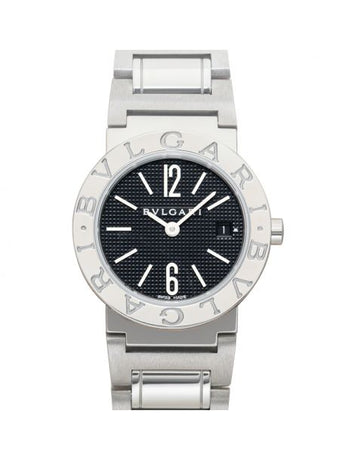 Diagono Quartz Black Dial Stainless Steel Ladies Watch