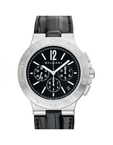 Diagono Automatic Black Dial Stainless Steel Men's Watch